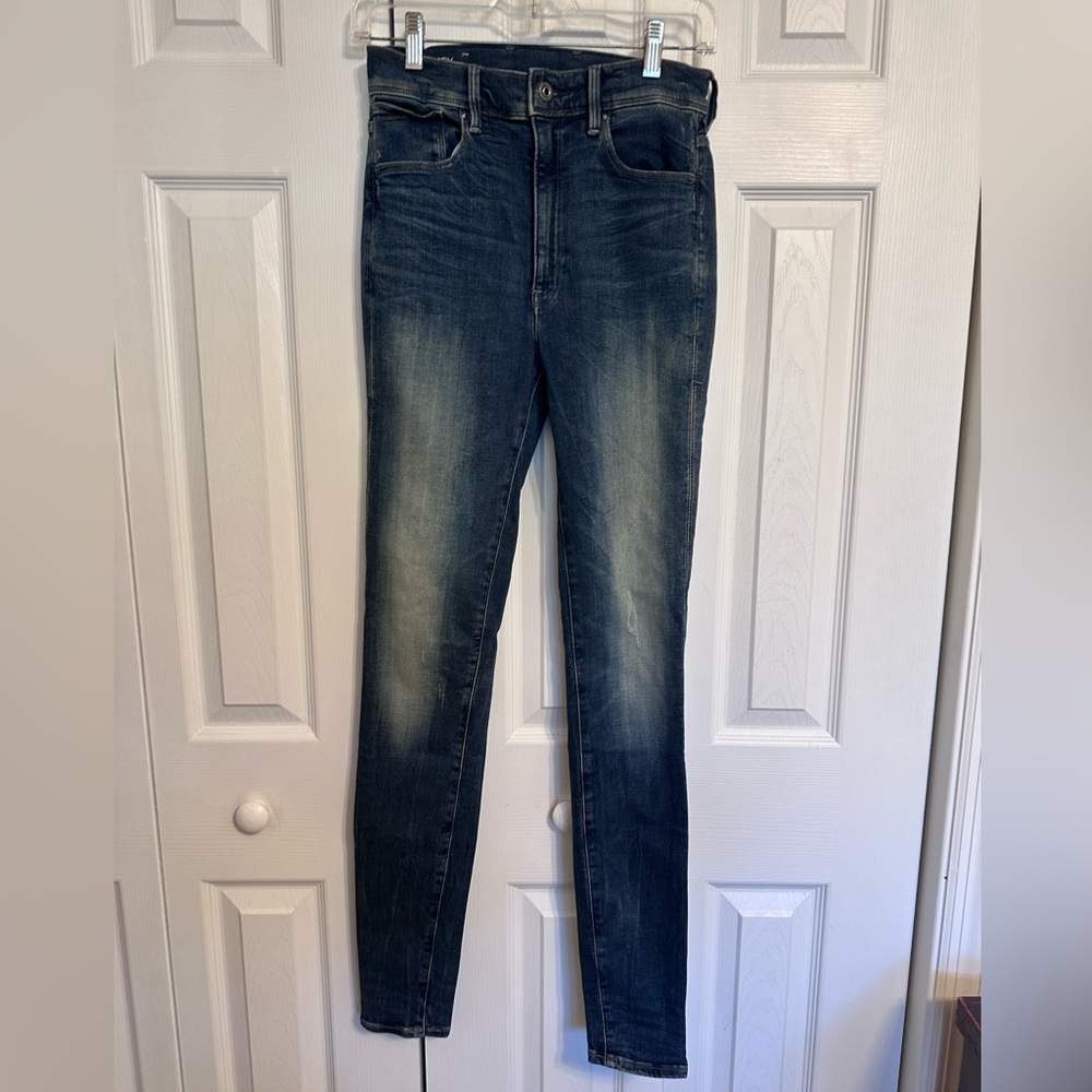 G-Star Women's Dark Blue Skinny Jeans